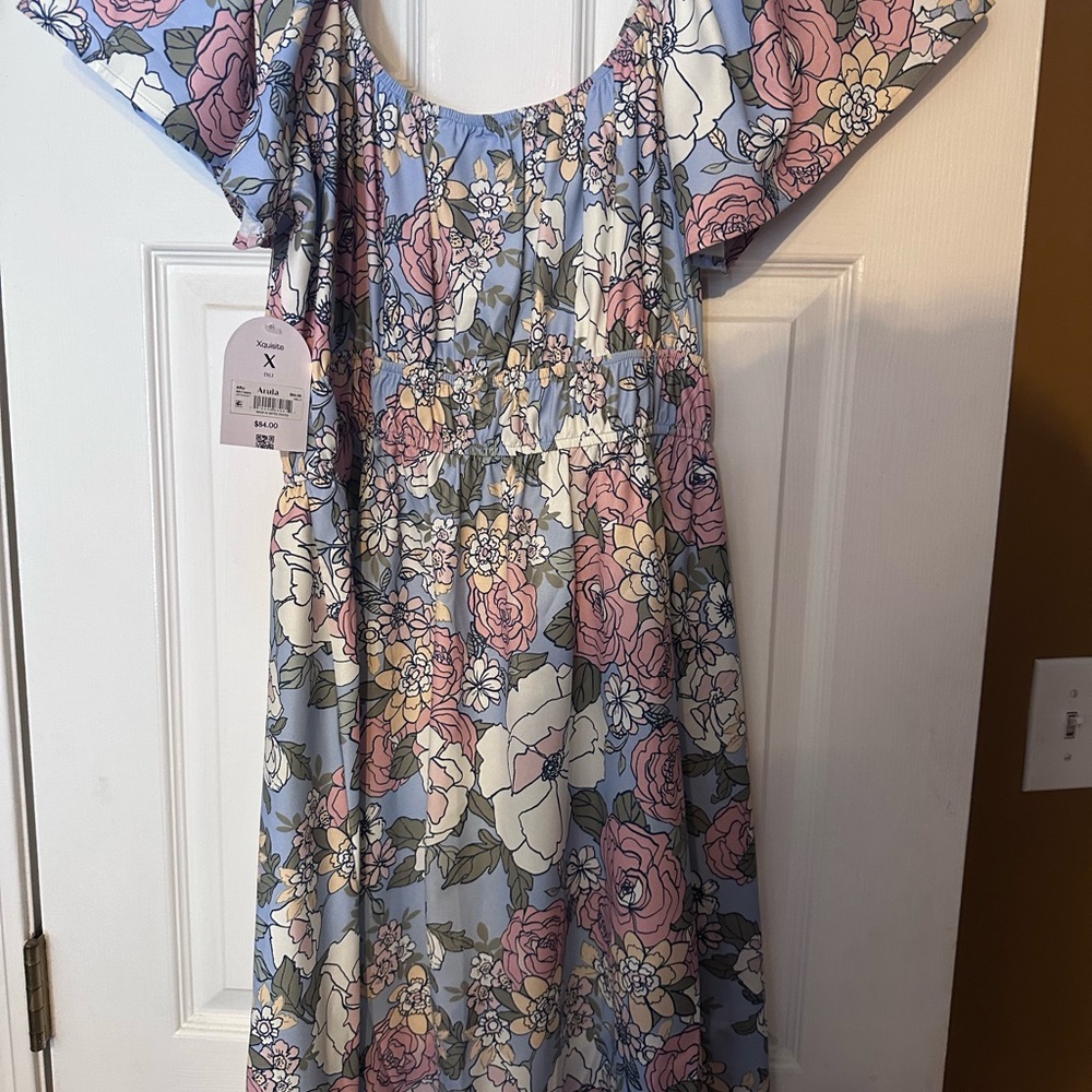 Arula Floral Dress NWT Size X